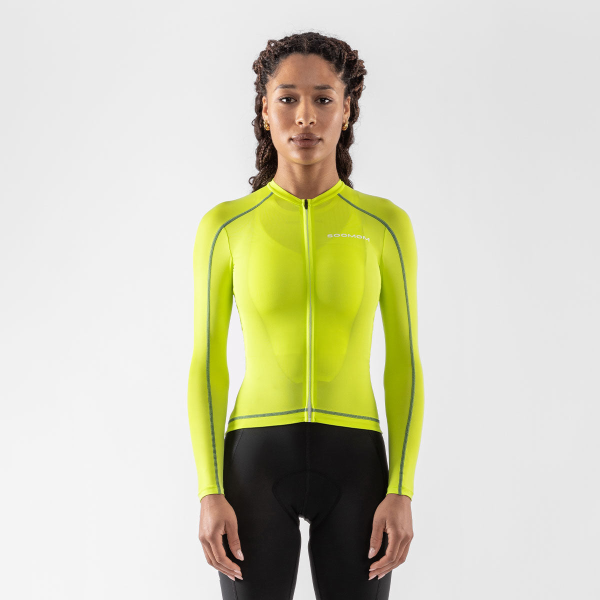 Women's Base LS Jersey - Lime