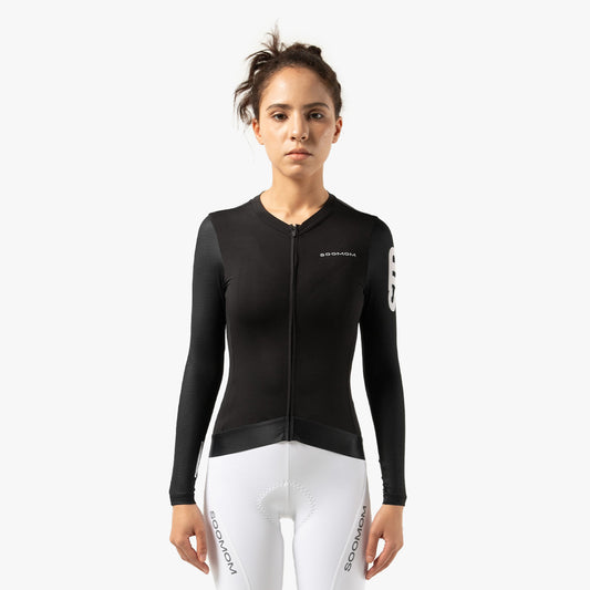 Women's Base STP LS Jersey - Black — alternate view