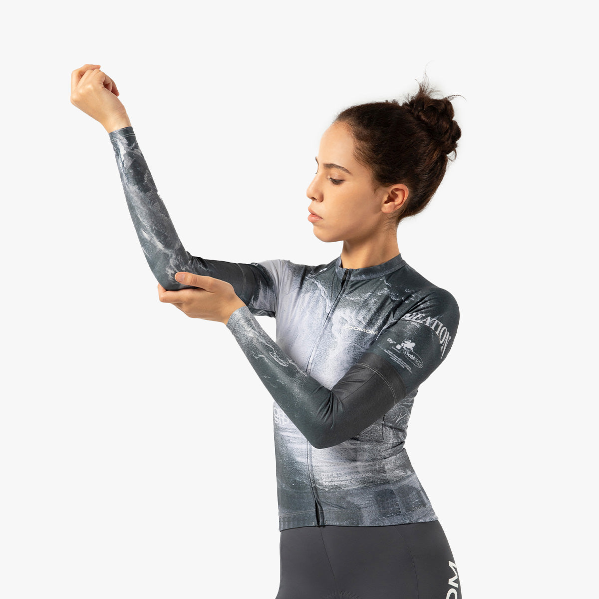 Base Studio Edition Arm Warmers - Lumen Grey