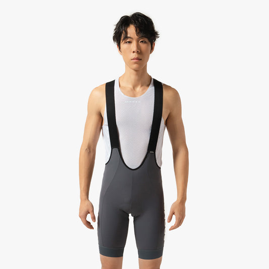 Base Studio Edition Bib Shorts - Deep Grey — alternate view