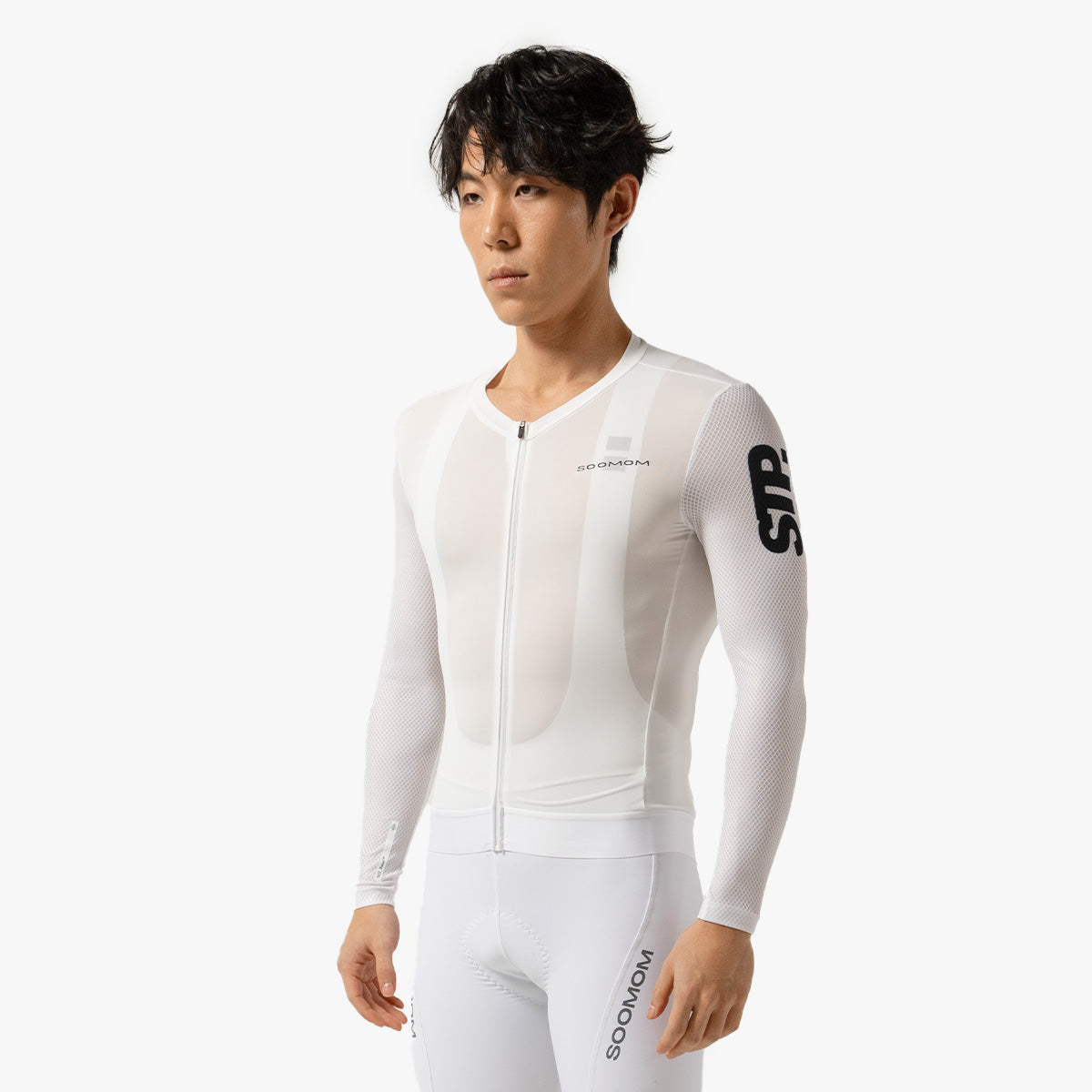 Base STP LS Jersey - Chalk White