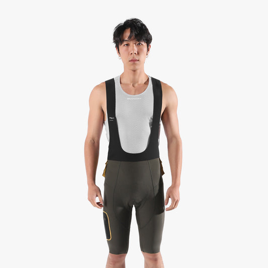 Escape Trail Utility Bib Shorts - Forest — alternate view