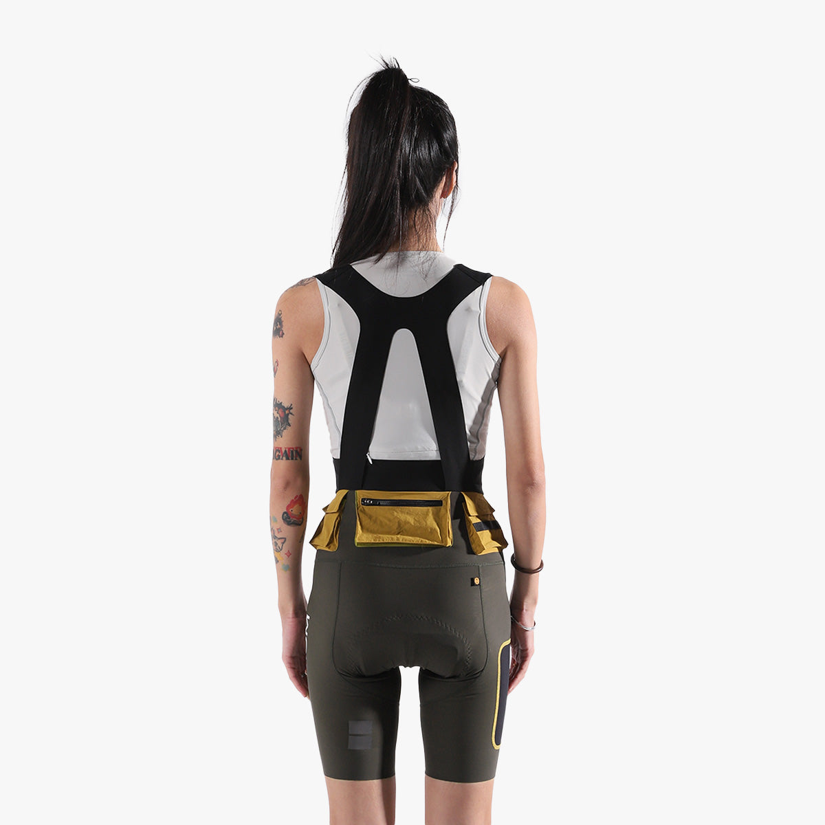 Women's Escape Trail Utility Bib Shorts - Forest