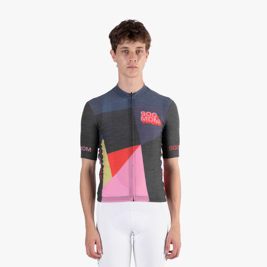 Soomom x Spin Spin Art Series Merino Jersey - Blocking — alternate view