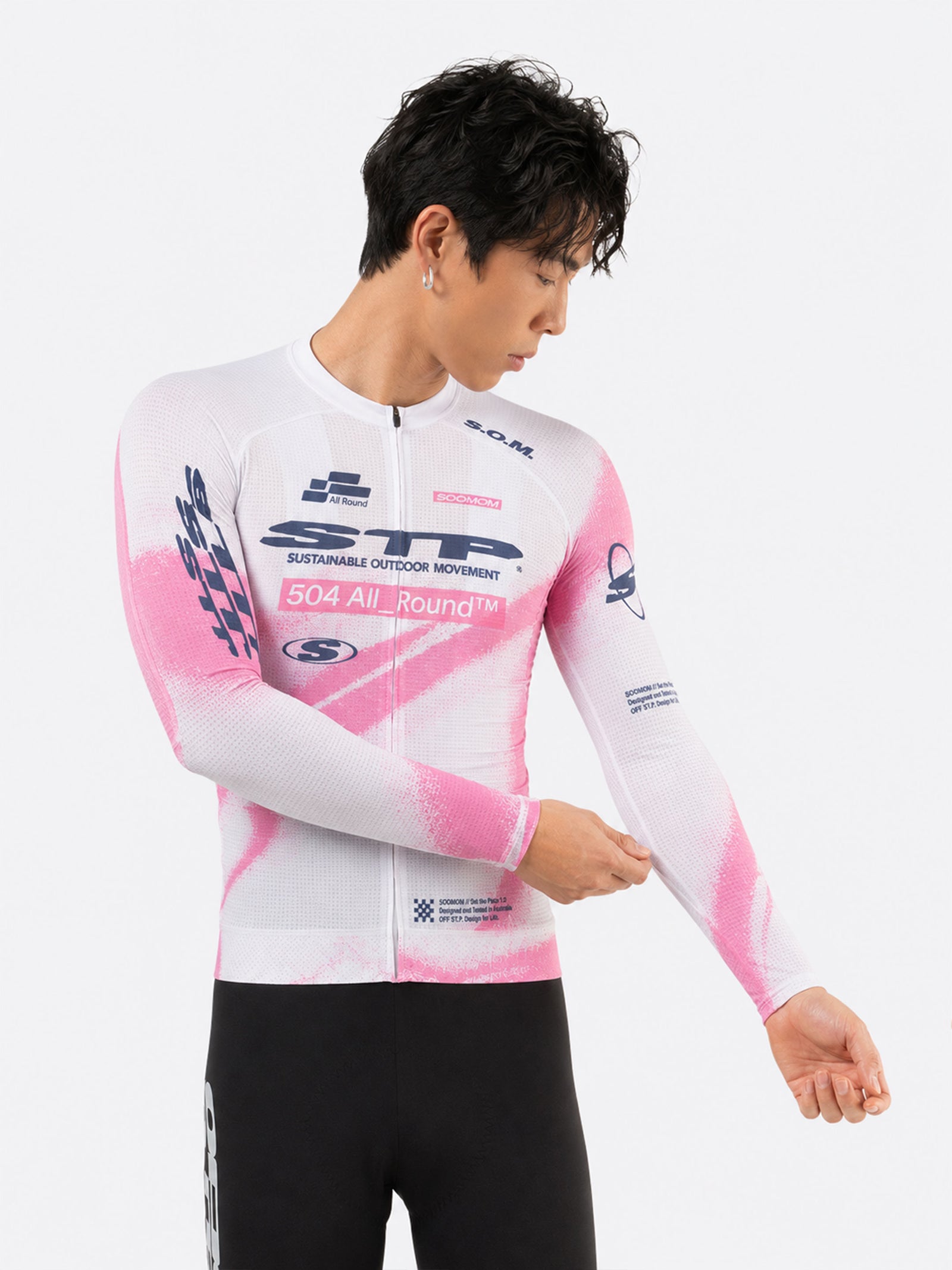 All-Round OFF STP LS Jersey -  Hyperblush