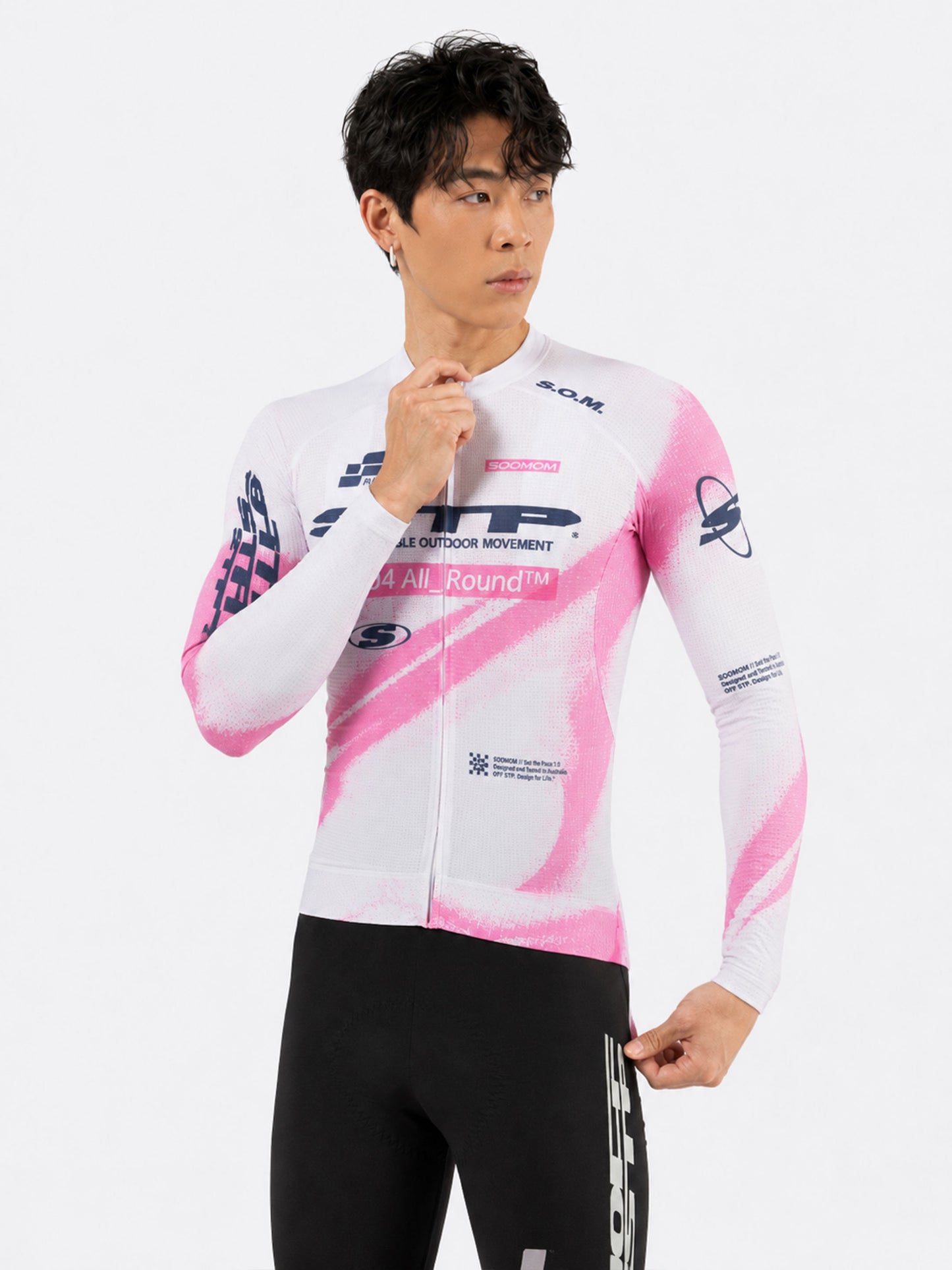 All-Round OFF STP LS Jersey -  Hyperblush
