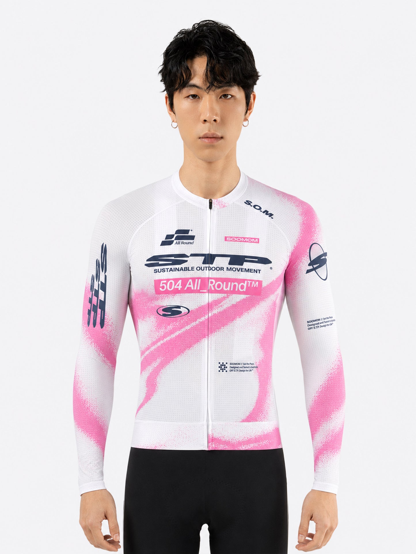 All-Round OFF STP LS Jersey -  Hyperblush
