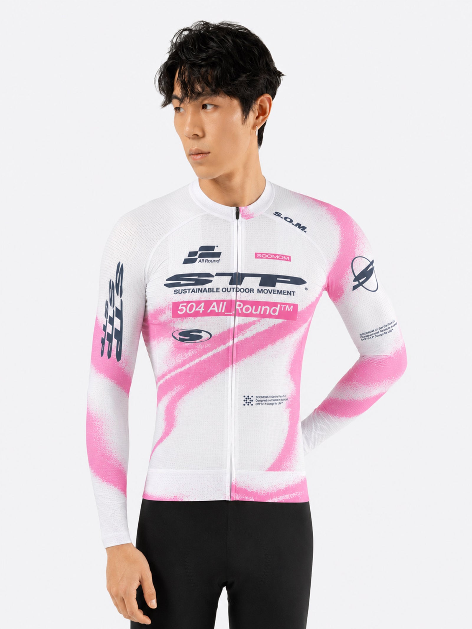 All-Round OFF STP LS Jersey -  Hyperblush