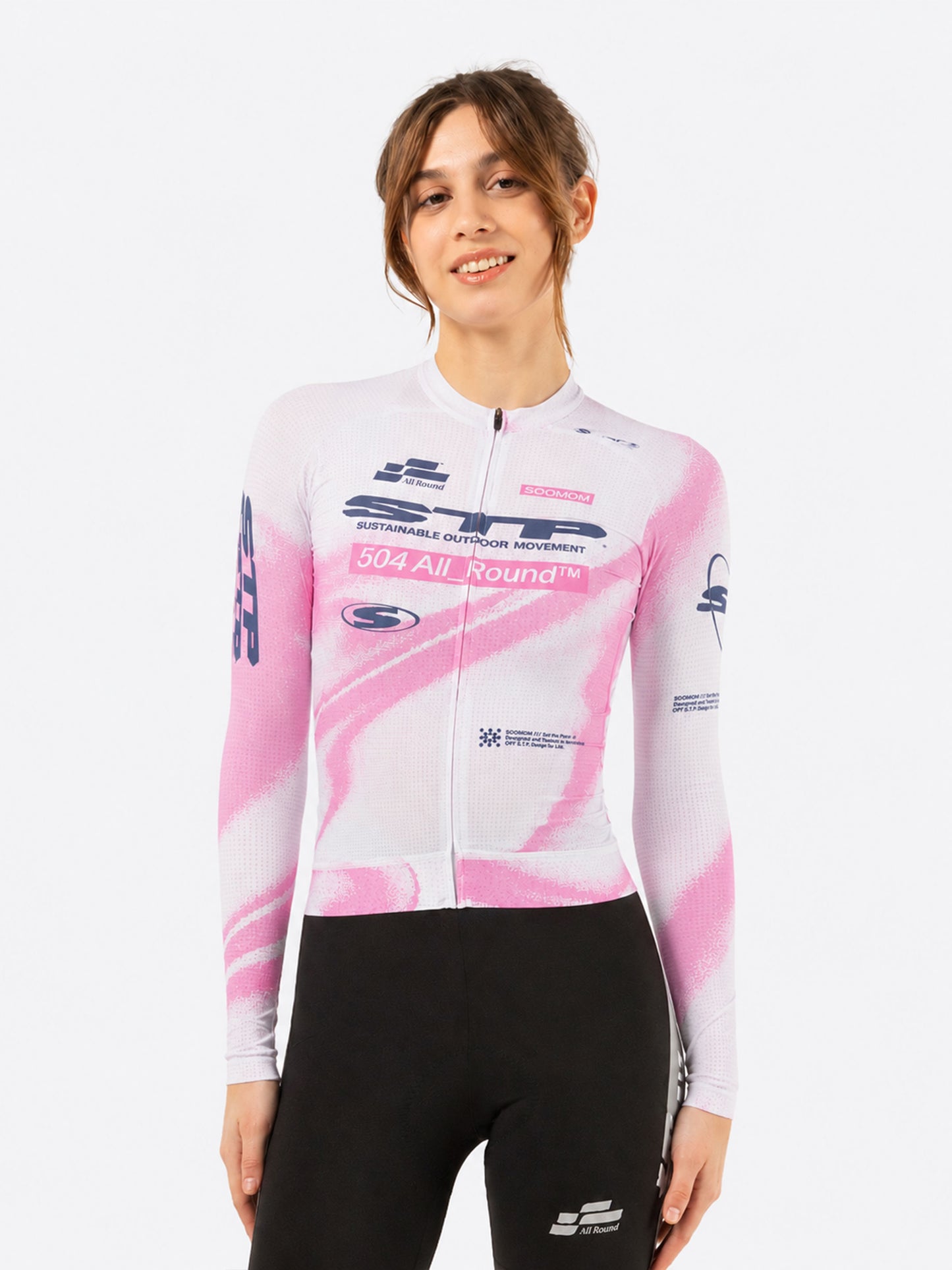 Women's All-Round OFF STP LS Jersey - Hyperblush