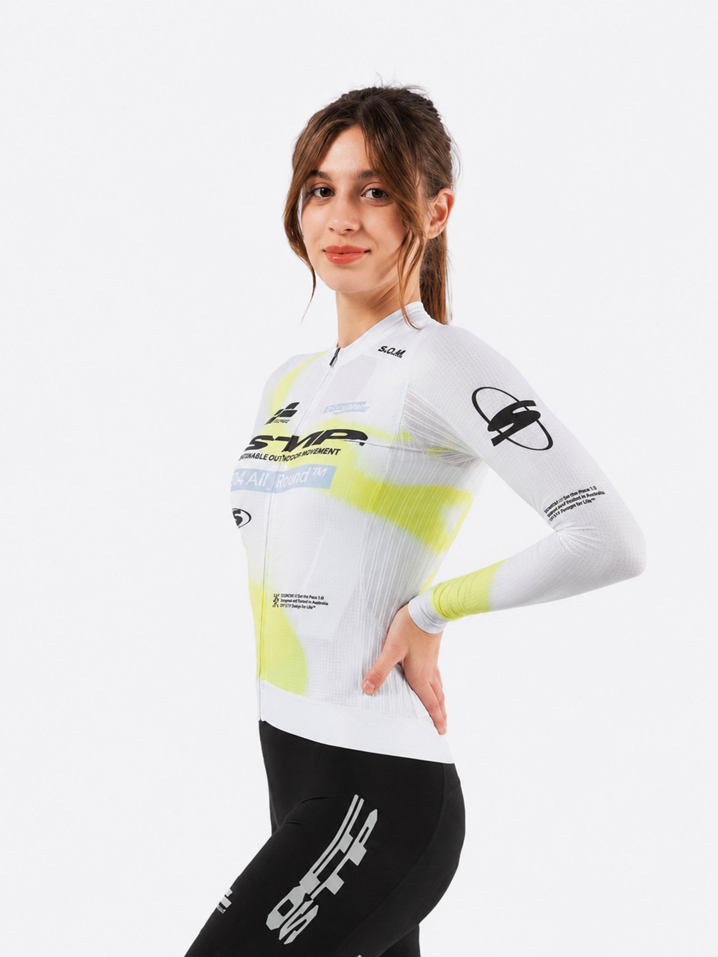 Women's All-Round OFF STP LS Jersey - Hyperlime