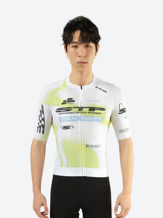 All-Round OFF STP Jersey - Hyperlime — alternate view