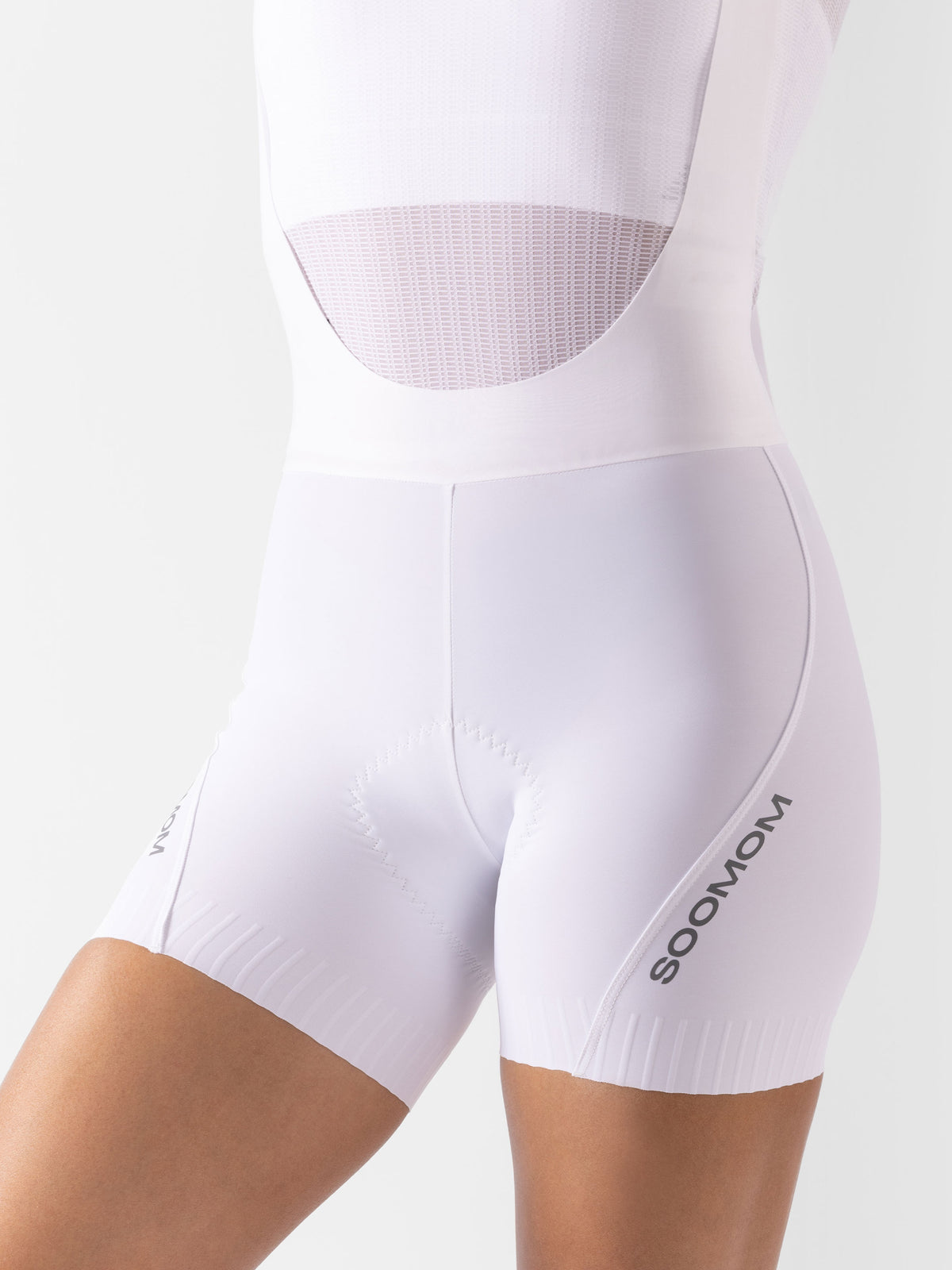 Women’s All-Round Mini Bib Shorts – White