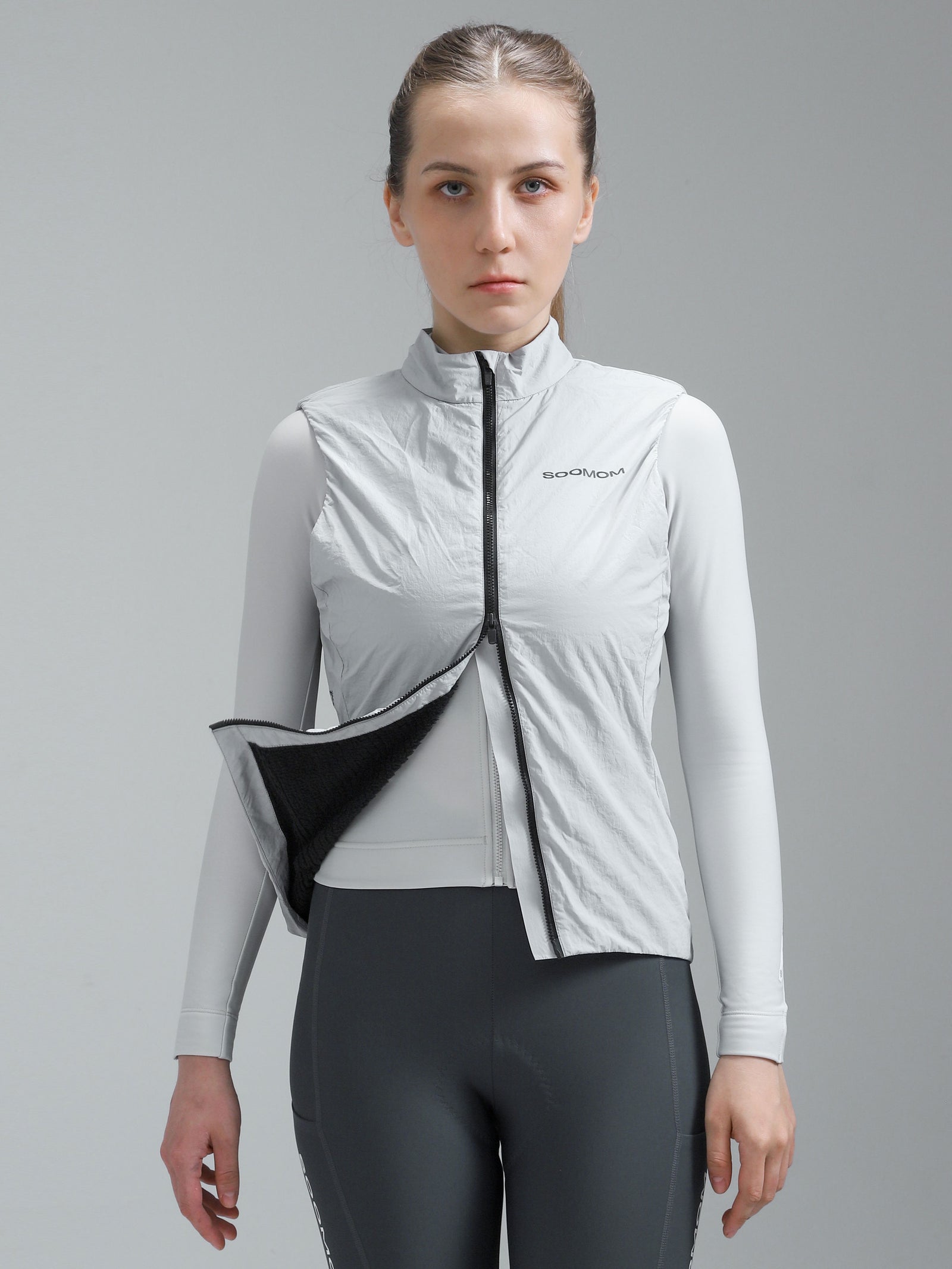 All-Round Thermal Wind Gilet - Silver Ash