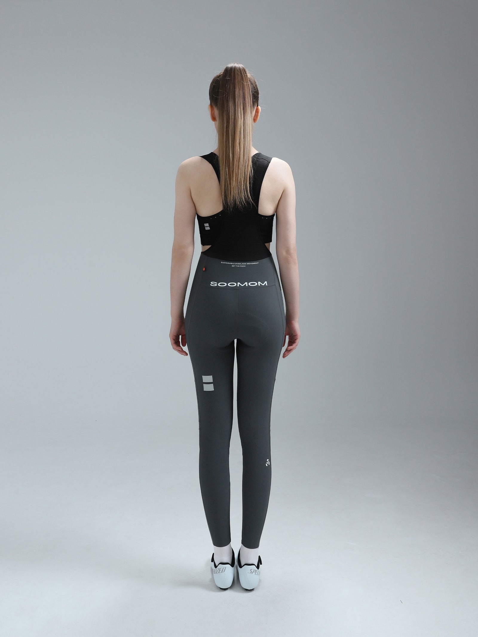 Women's All-Round Cargo Thermal Bib Tights - Storm Ash