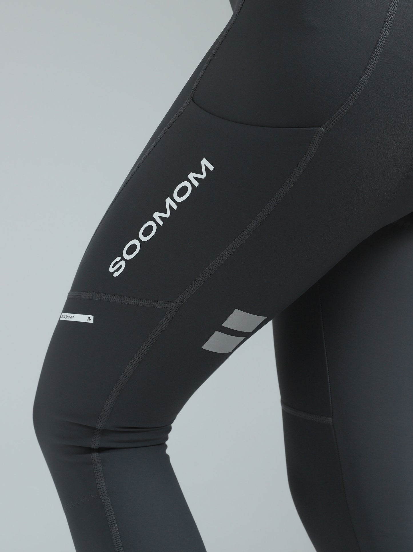 Women's All-Round Cargo Thermal Bib Tights - Storm Ash
