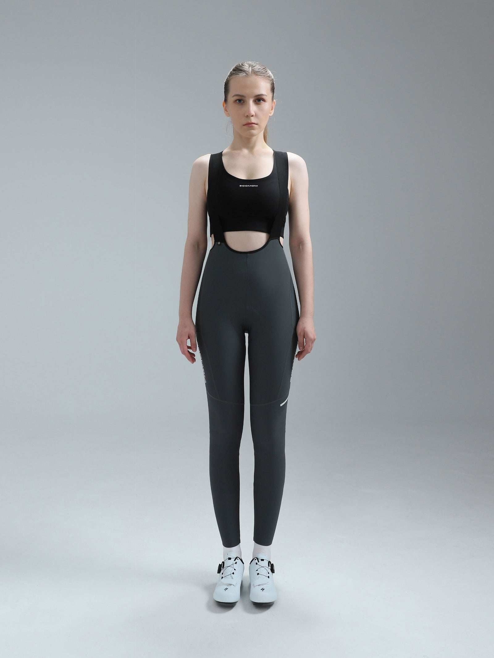 Women's All-Round Cargo Thermal Bib Tights - Storm Ash