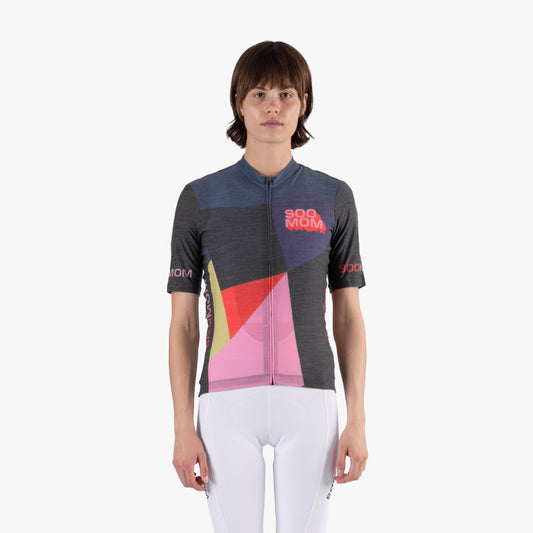 Women's Soomom x Spin Spin Art Series Merino Jersey - Blocking — alternate view