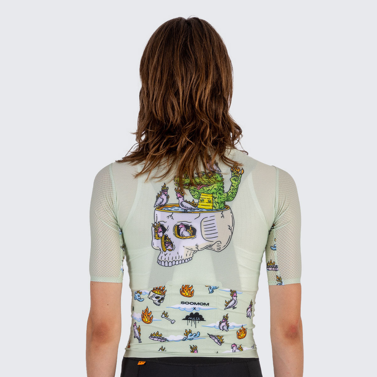 SOOMOM X Mulga Women's Art Series Jersey - Crocodile Inferno