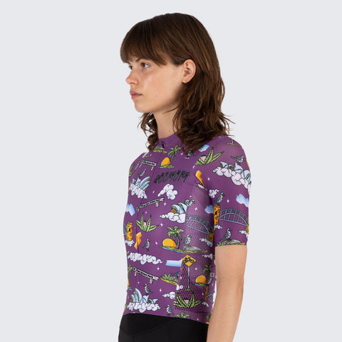 SOOMOM X Mulga Women's Art Series Jersey - Garigal Clash SOOMOM | Cycling Apparel