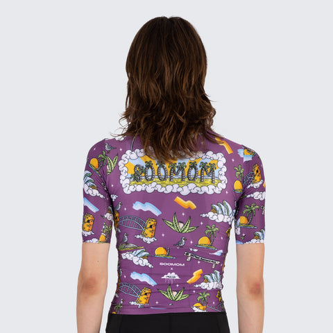 SOOMOM X Mulga Women's Art Series Jersey - Garigal Clash SOOMOM | Cycling Apparel
