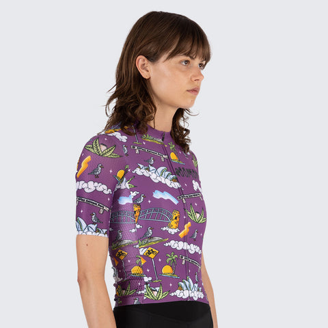 SOOMOM X Mulga Women's Art Series Jersey - Garigal Clash SOOMOM | Cycling Apparel