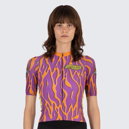 SOOMOM X Mulga Women's Art Series Jersey - Tiger Storm — alternate view