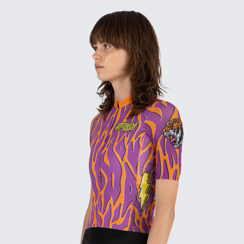 SOOMOM X Mulga Women's Art Series Jersey - Tiger Storm SOOMOM | Cycling Apparel