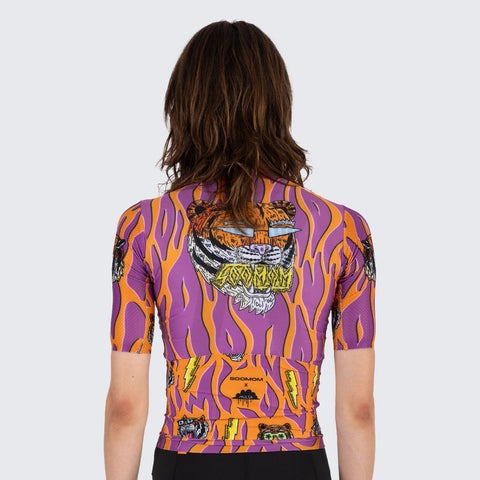 SOOMOM X Mulga Women's Art Series Jersey - Tiger Storm SOOMOM | Cycling Apparel
