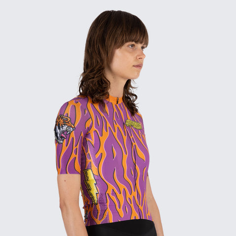 SOOMOM X Mulga Women's Art Series Jersey - Tiger Storm SOOMOM | Cycling Apparel