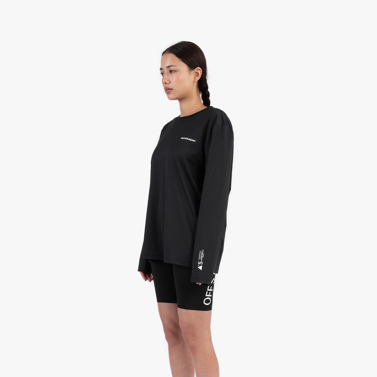 Urban Motion L/s Tee Crew - Black