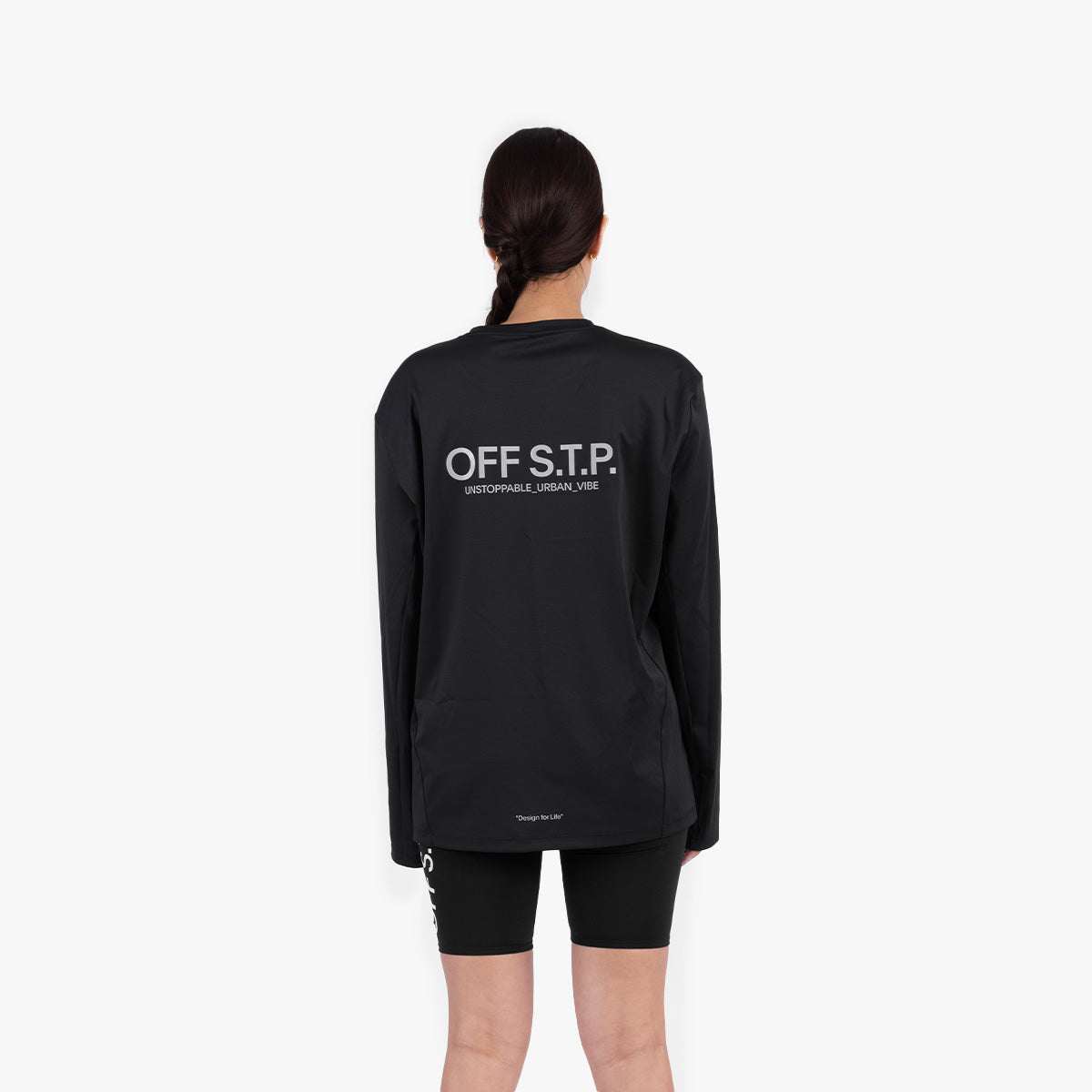 Urban Motion L/s Tee Crew - Black