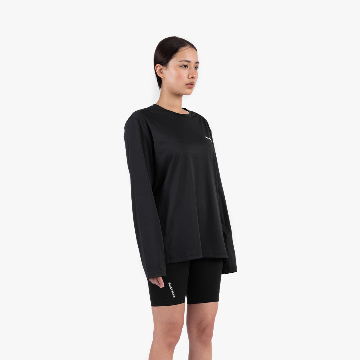 Urban Motion L/s Tee Crew - Black