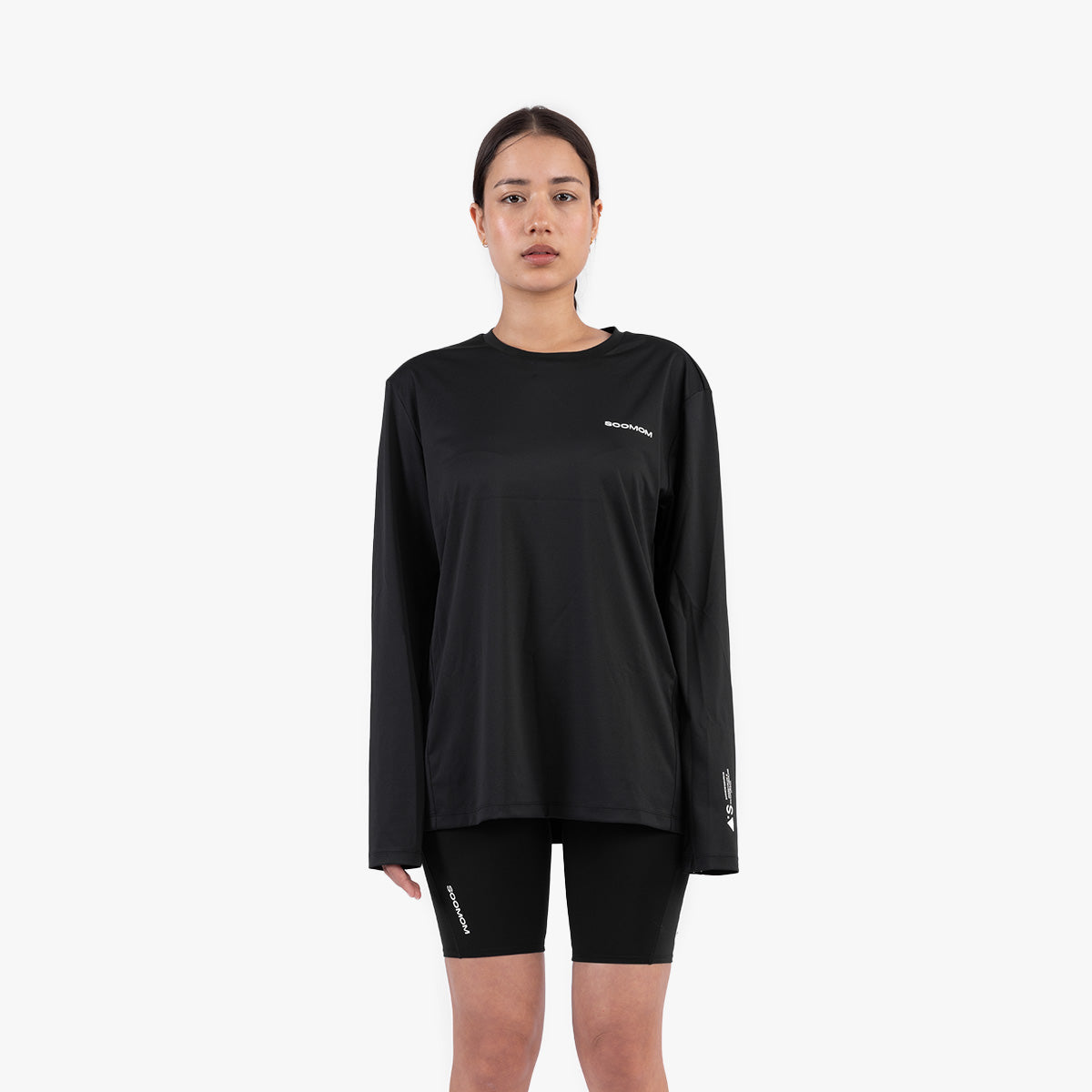 Urban Motion L/s Tee Crew - Black