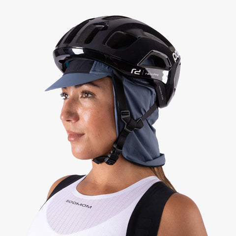 VeloShield Escape Cap - Steel Blue SOOMOM | Cycling Apparel