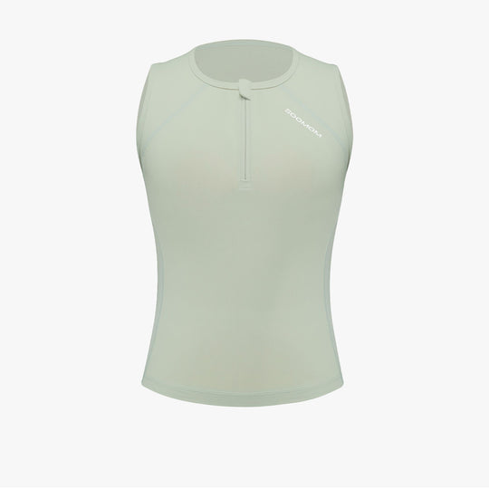 Women's Sleeveless Base Aero Vest - Fogstone Grey