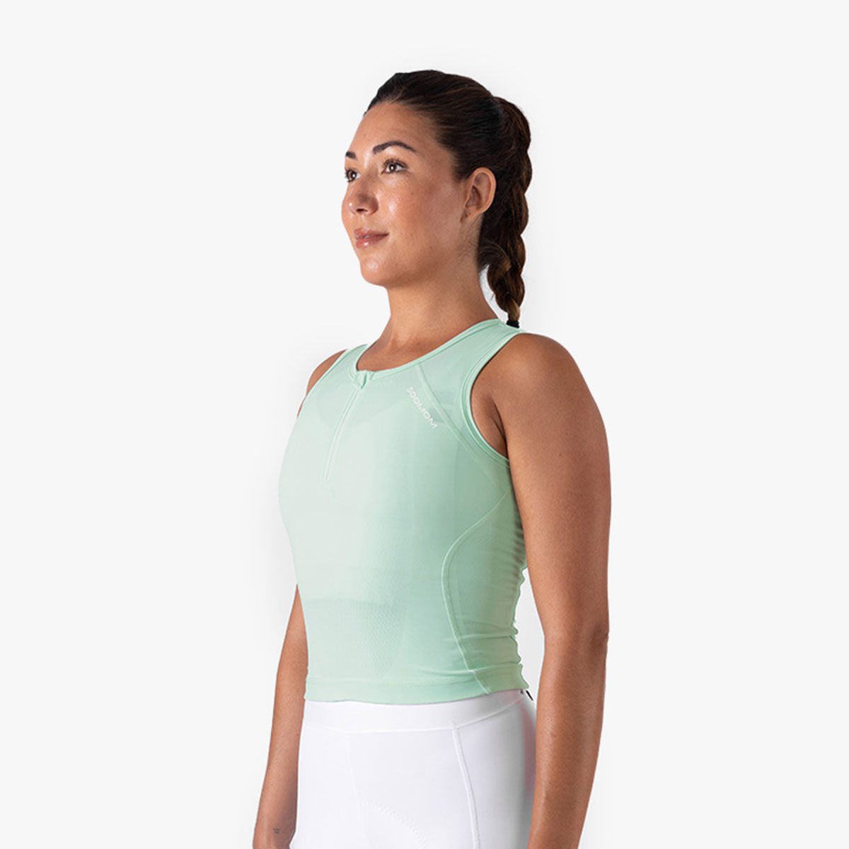 Women's Sleeveless Base Aero Vest - Mistleaf
