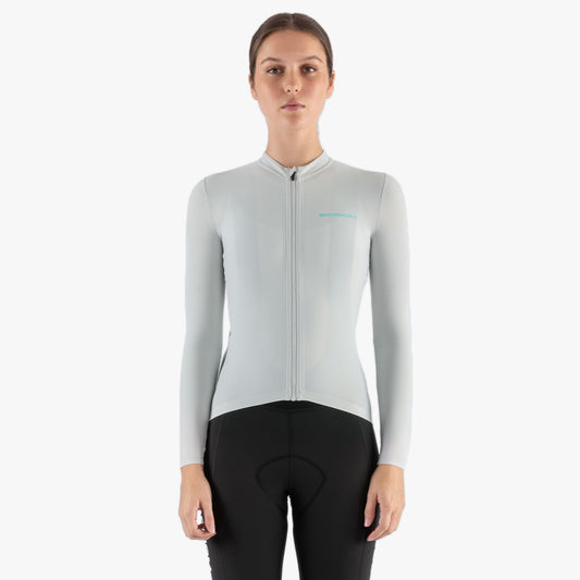 Women's All-Round Lightweight LS Thermal Jersey - Cream — alternate view