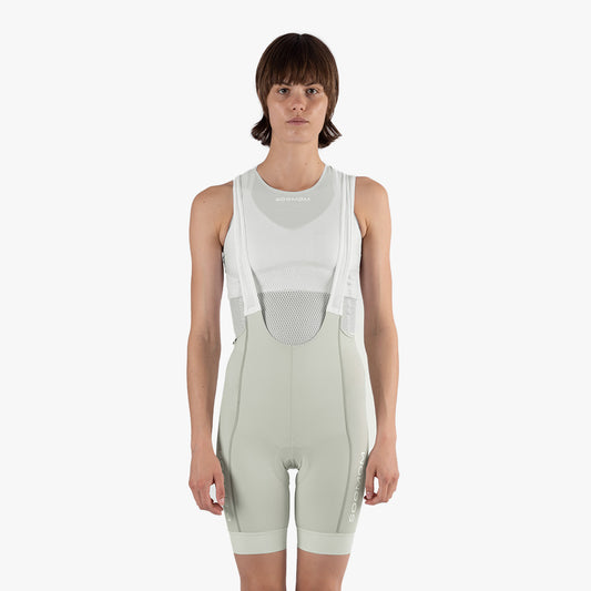 Women’s Base Mini Bib Shorts - Oat Dust — alternate view