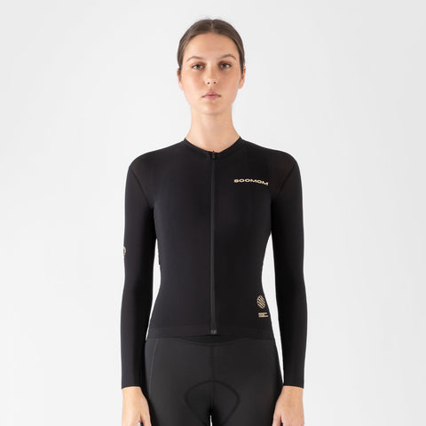 Women's All-Round LS Jersey - Ebony SOOMOM | Cycling Apparel