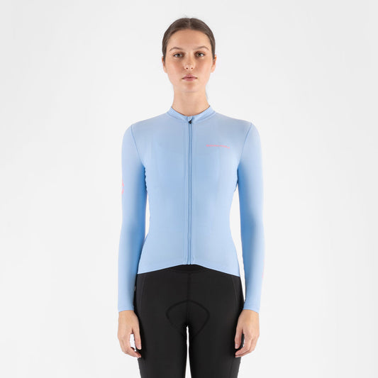 Women's All-Round Lightweight LS Thermal Jersey - Argo — alternate view
