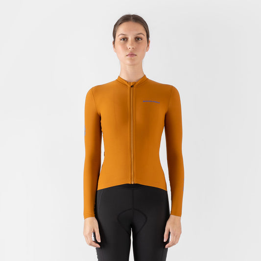 Women's All-Round Lightweight LS Thermal Jersey - Tawny Brown — alternate view
