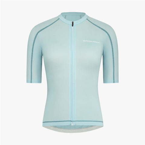 Women's Base Jersey - Glacier Blue SOOMOM | Cycling Apparel