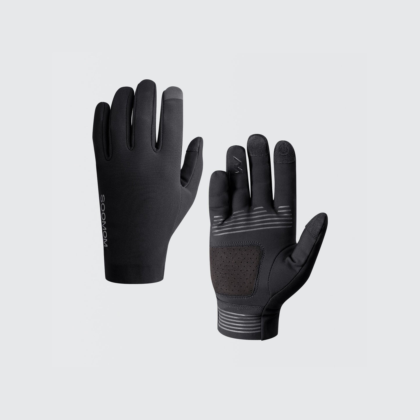 All-Around Windproof Winter Gloves - Black