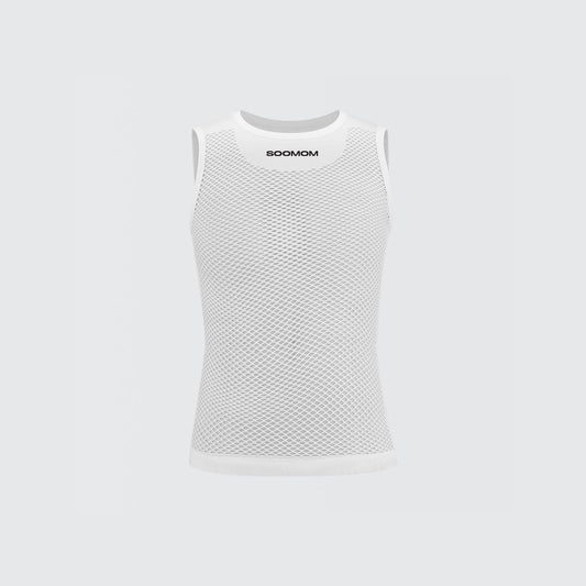 All-Round Mesh Singlet Base Layer - White