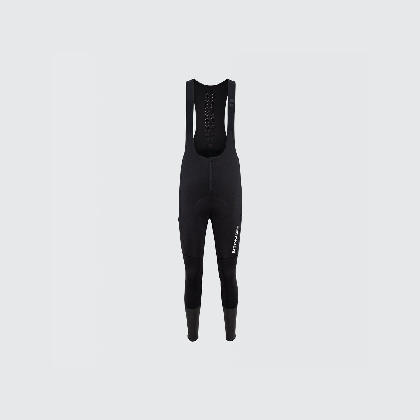 All-Round Windproof Cargo Thermal Bib Tights - Black