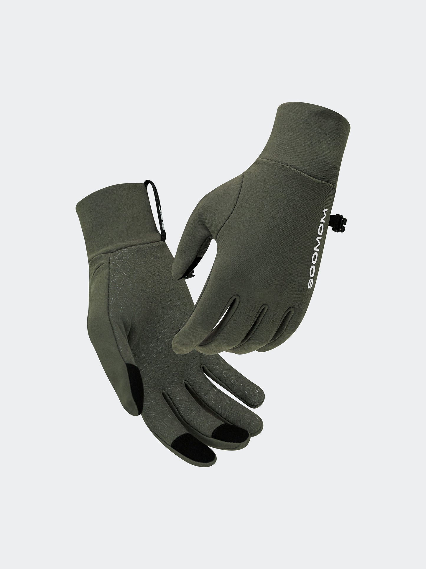 Base Reflective Thermal Gloves - Dark Truffle