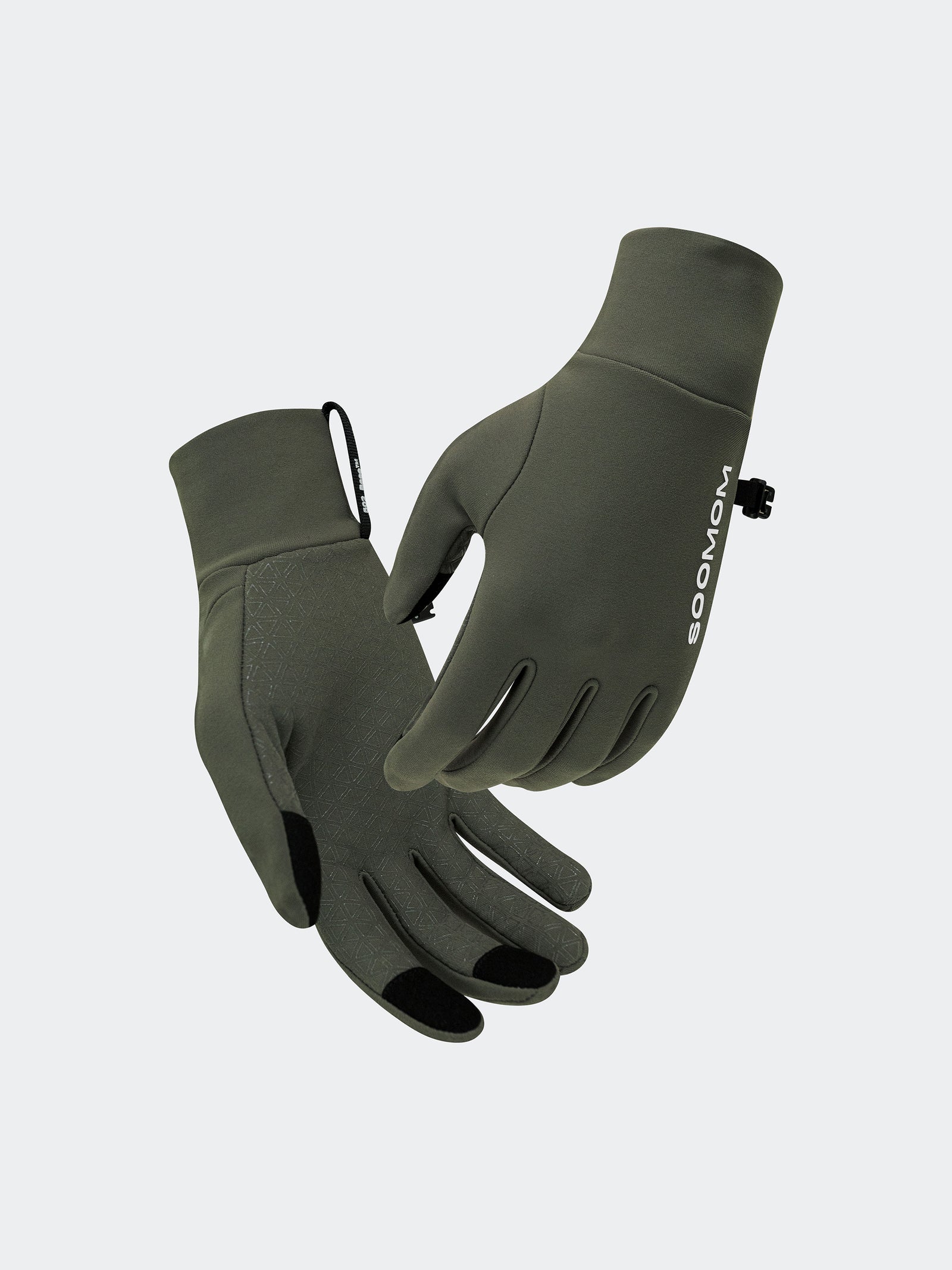 Base Reflective Thermal Gloves - Dark Truffle