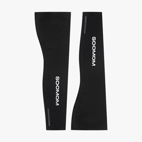 All-Round Thermal Leg Warmers - Black SOOMOM | Cycling Apparel