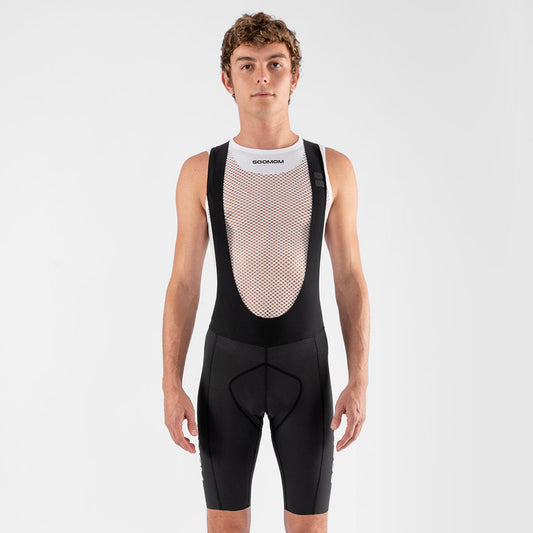 All-Round Lightweight Bib Shorts - Black — alternate view
