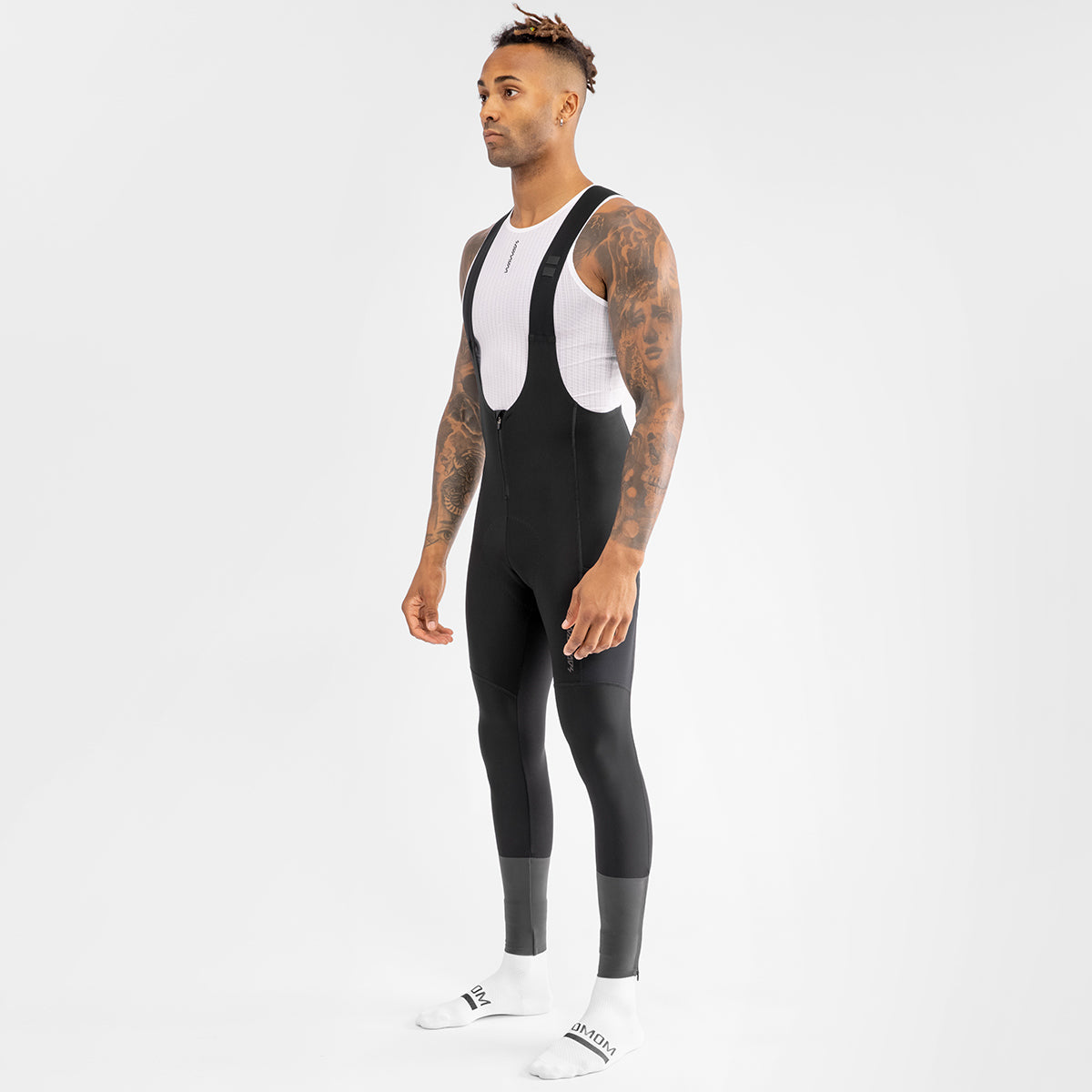 All-Around Windproof Thermal Bib Tights - Black
